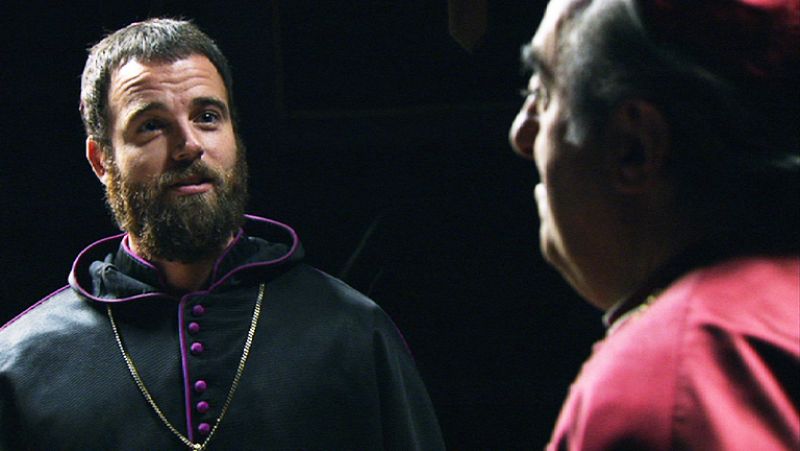 Águila Roja - Monseñor Adrián, irónico con el Cardenal Mendoza | Ver