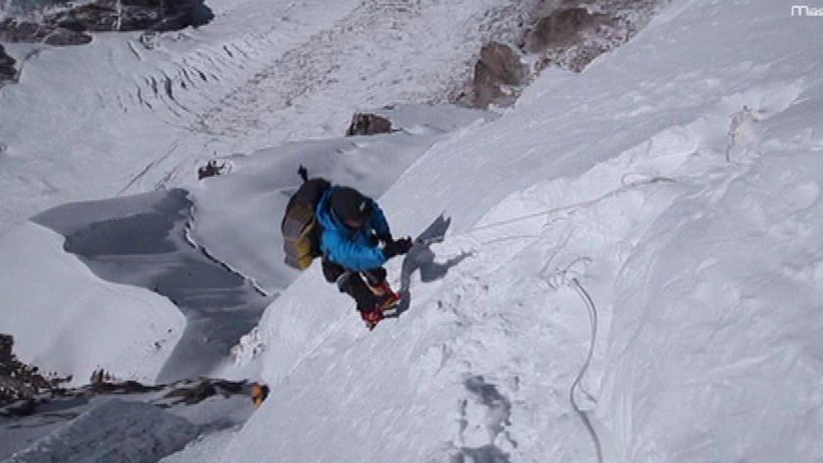 Un escalador ¡de 75 años!