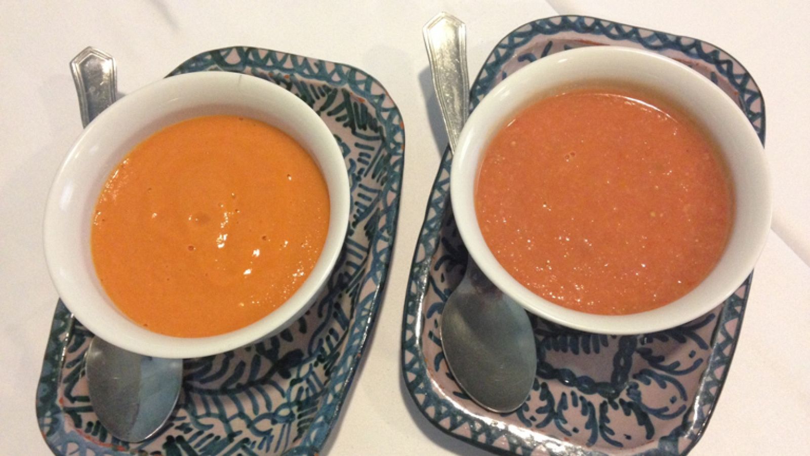 Jugamos al quién es quién con gazpacho y salmorejo