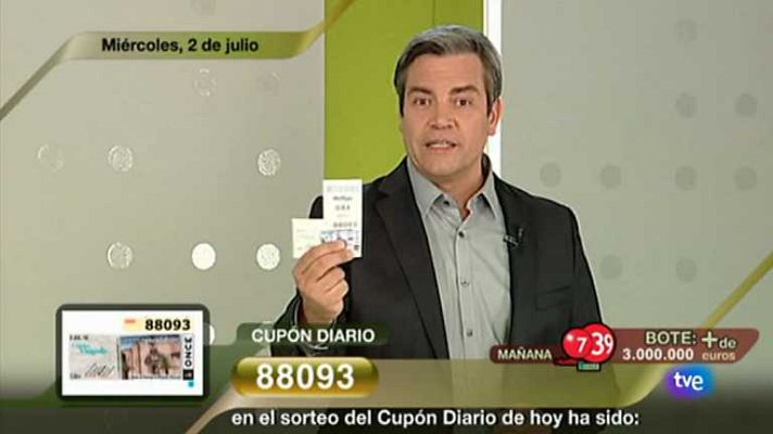 Sorteos ONCE - Sorteo ONCE - 02/07/14