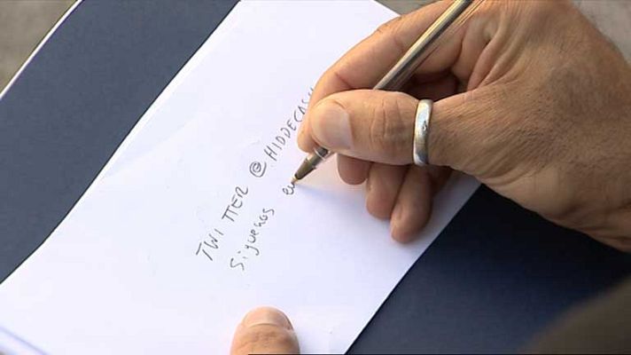 Telediario 1 - El 'juego' del millonario que esconde dinero, en Madrid