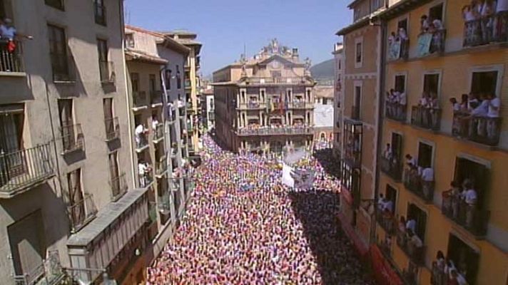 Telediario 1 - Pamplona se prepara para San Fermín