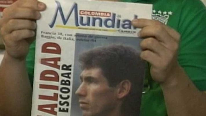 Telediario 1 - 20 años tras el asesinato de futbolista colombiano Escobar