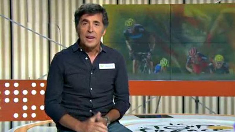 El exciclista y comentarista de TVE analiza la segunda etapa de la ronda gala, ganada por el italiano Nibali.
