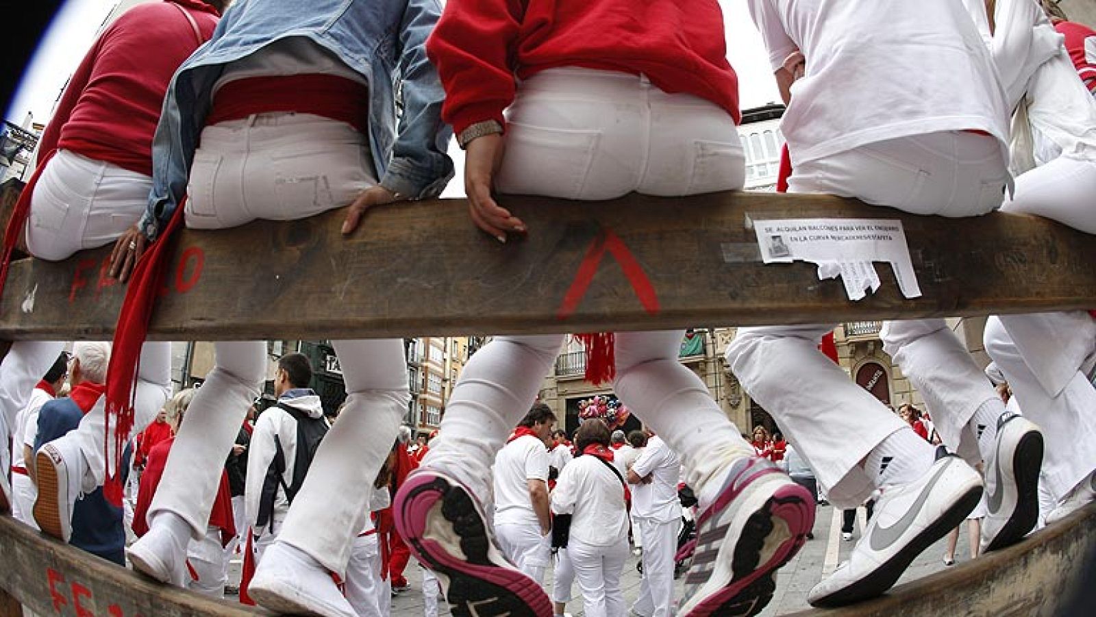 Se extreman las medidas de seguridad en los encierros de Sanfermin
