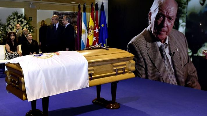 Telediario 1 - La capilla ardiente de Di Stéfano, en el Santiago Bernabéu