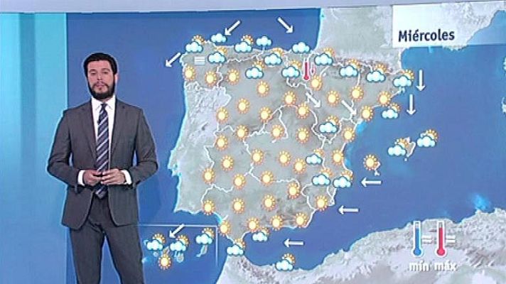 El tiempo - Día tranquilo, con nubosidad en el norte y sol en el resto