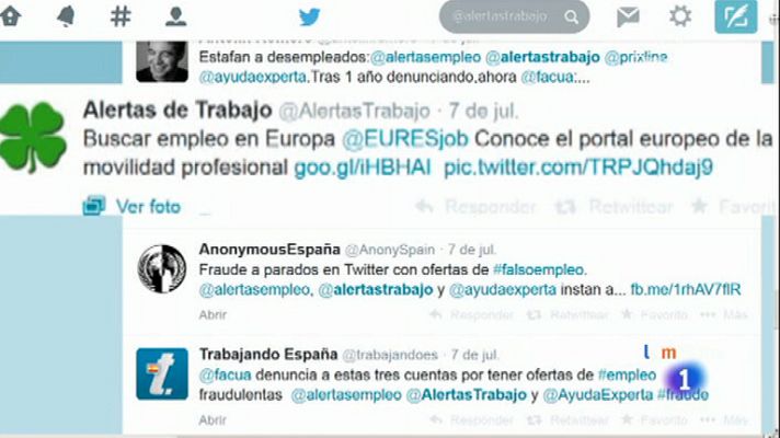 La mañana - Estafas de ofertas de empleo en Twitter