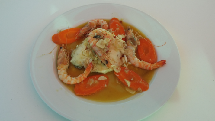 RTVE Cocina - Lomo de lubina con virutitas de jamón ibérico