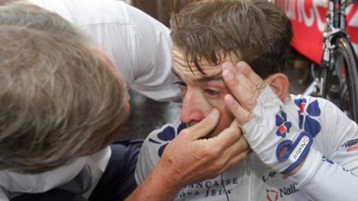 Tour de Francia - Mengin, de la gloria al suelo en Nancy (Tour 2005)