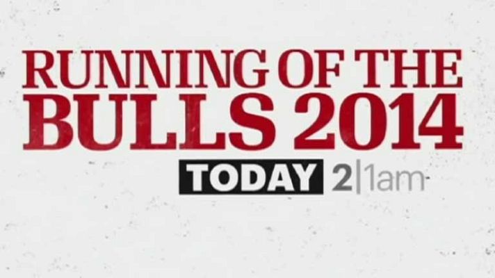Telediario 1 - La televisión americana vive intensamente Sanfermines