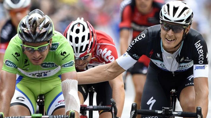 Tour de Francia - Trentin le gana el esprín a Sagan