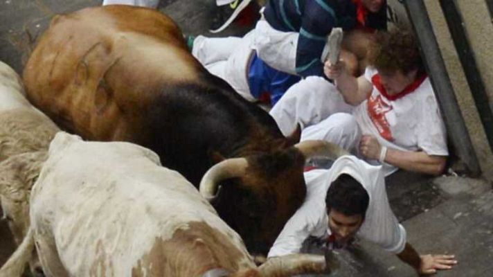 San Fermín - Sexto encierro con Fuente Ymbro