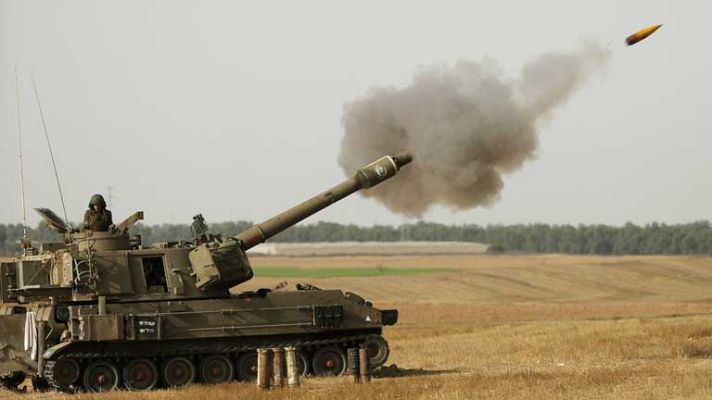 Telediario 1 - Quinto día de la operación "Margen Protector" en Gaza