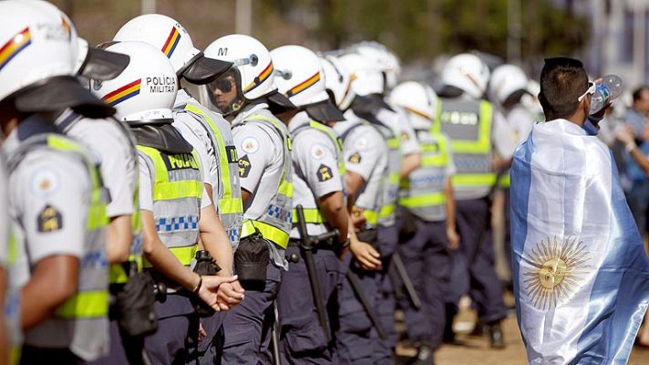 Telediario 1 - Río de Janeiro se blinda para la final