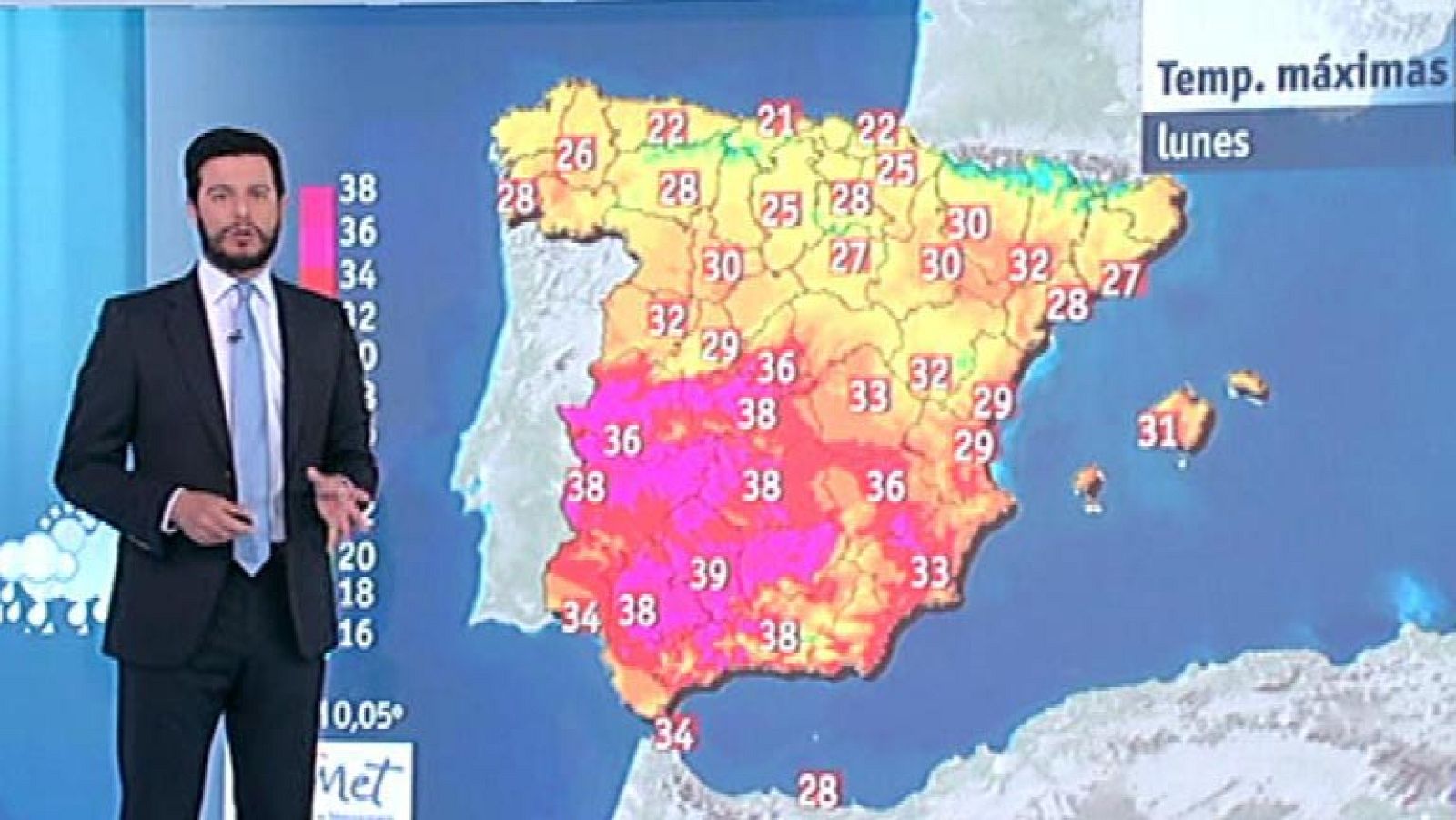 Alerta amarilla por calor en el sur