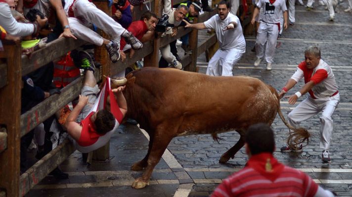 Telediario 1 - Último encierro de San Fermín