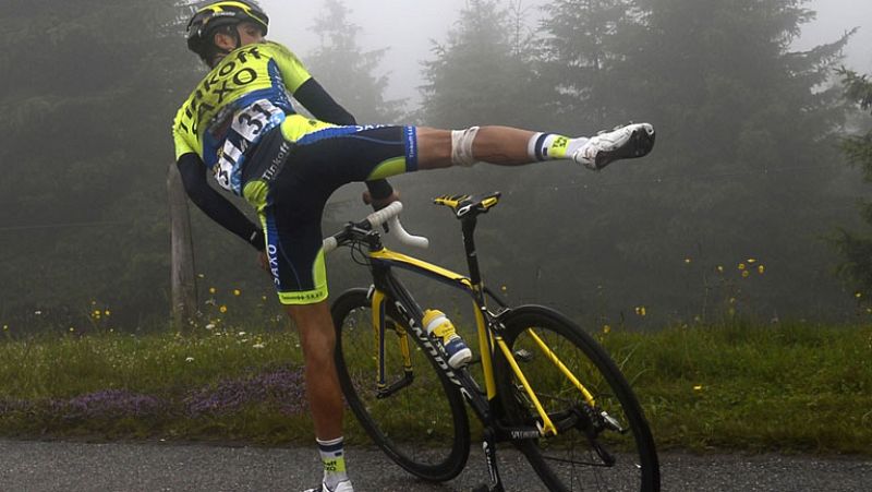 Una caída obliga a Contador a abandonar el Tour 2014