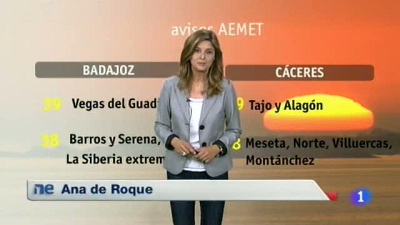 El Tiempo en Extremadura - 15/07/2014 | Ver