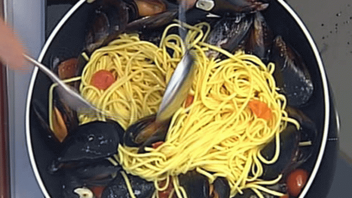 RTVE Cocina - Linguini con mejillones