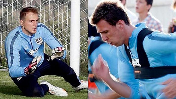 Telediario 1 - Mandzukic y Oblak ya ejercen de rojiblancos
