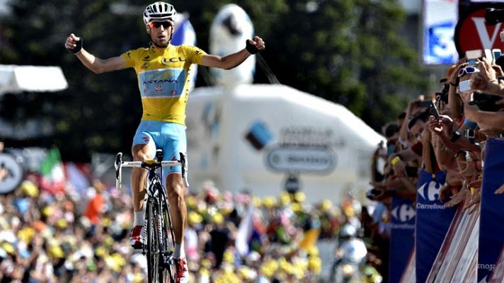 Tour de Francia - Nibali gana la primera etapa de alta montaña y consolida el liderato