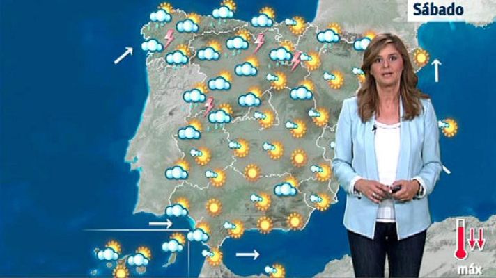 El tiempo - Lluvia fuerte en Galicia y el Cantábrico y descenso de las temperaturas