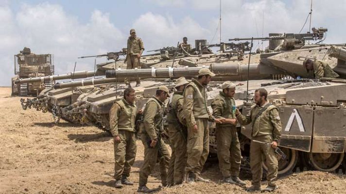 Telediario 1 - Israel muestra en un vídeo cómo ataca sus objetivos