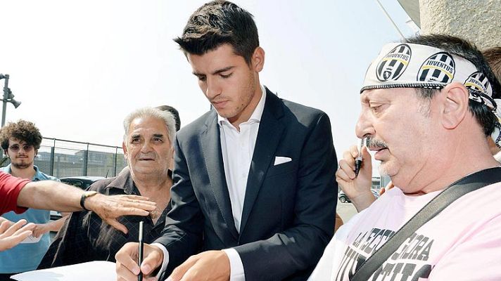 Telediario 1 - La Juventus anuncia el fichaje de Morata