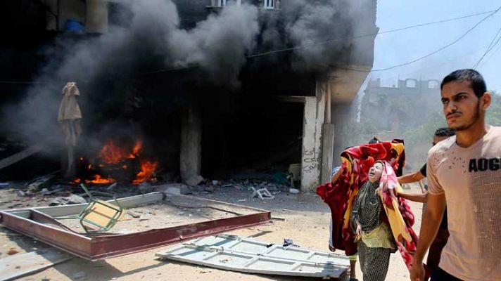 Telediario 1 - Israel intensifica sus ataques sobre Gaza