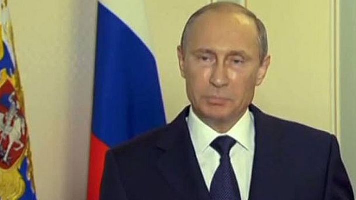 Telediario 1 - Rusia desafía las acusaciones de EE.UU. y asegura que aviones ucranianos volaban cerca del Boeing