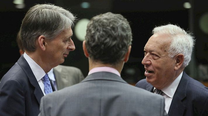 Telediario 1 - Los 28 estudian sanciones contra Rusia