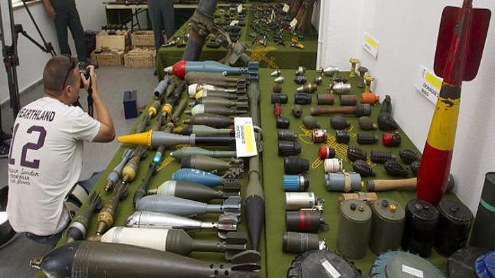  - Las autoridades incautan un importante arsenal de armas en Málaga