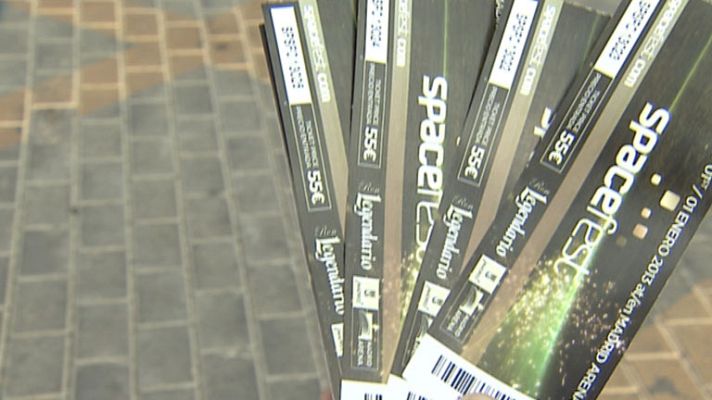 Telediario 1 - Entradas sin seguro de cancelación