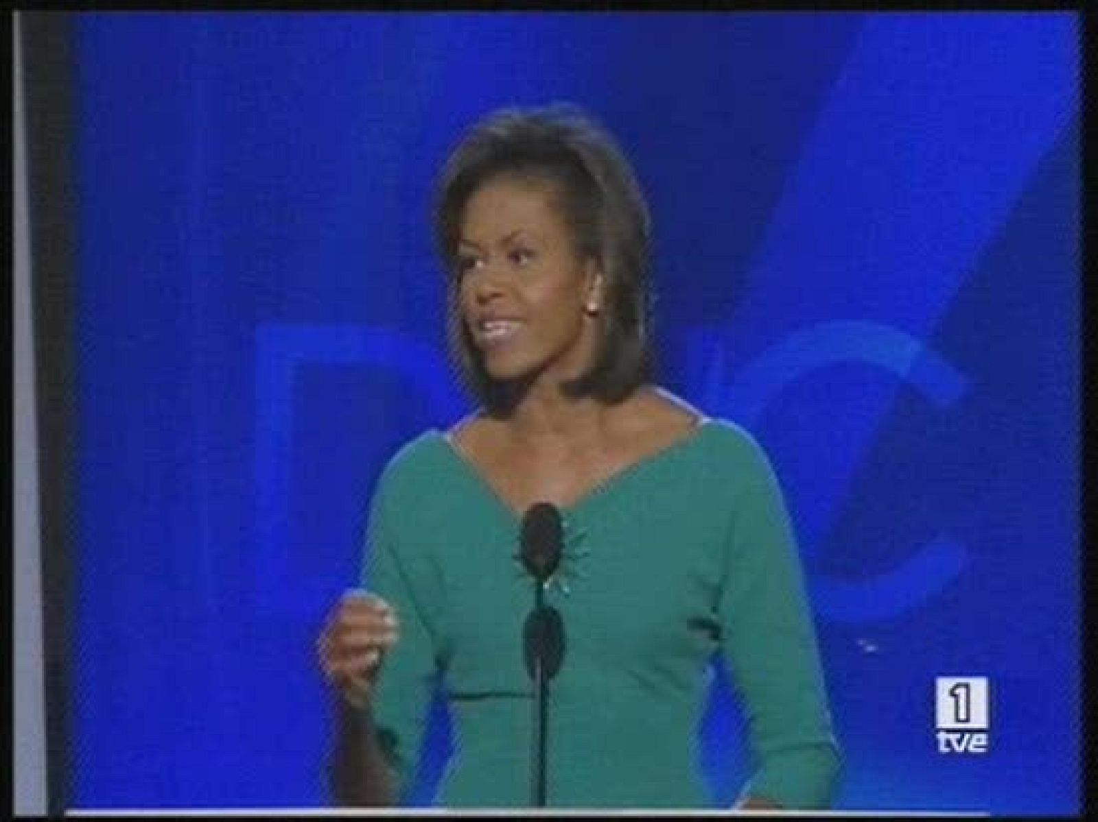 La mujer de Obama, protagonista en el primer día de Convención | Ver