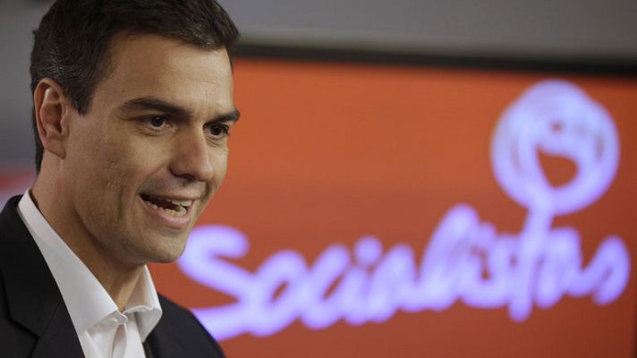 Telediario 1 - El nuevo Secretario General del PSOE va a Moncloa