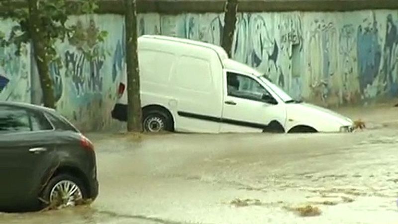 Las intensas lluvias en el norte de Barcelona provocan inundaciones en los municipios del norte de Barcelona