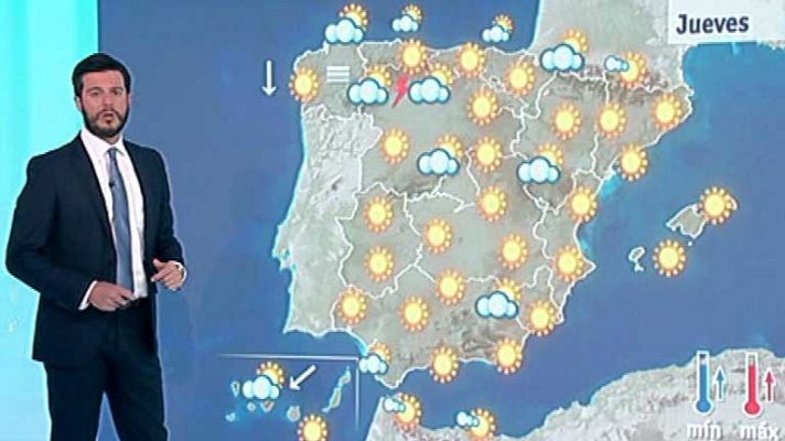 El tiempo - Más calor en el norte, centro, en el Guadalquivir y Baleares
