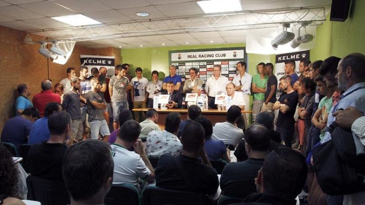 Telediario 1 - El futuro del Racing, pendiente de Hacienda y de la LFP