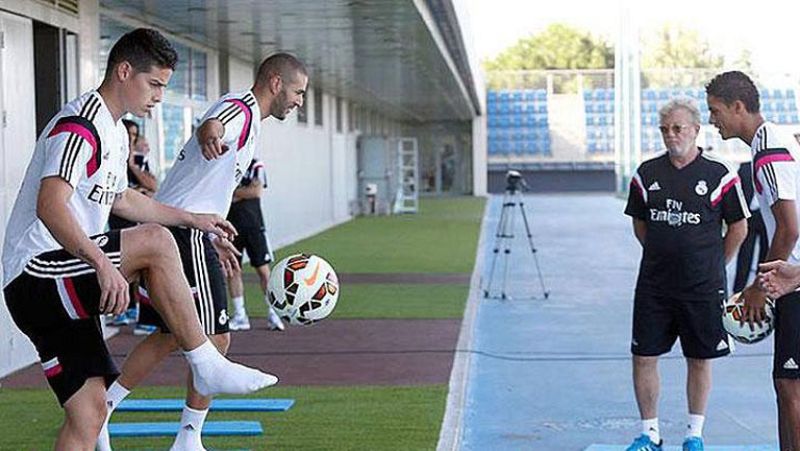 James ya trabaja en Valdebebas