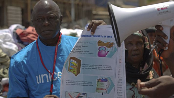 Telediario 1 - Cruz Roja Española en Sierra Leona