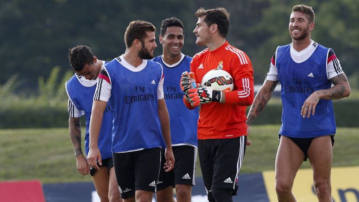 Telediario 1 - El Madrid mide sus fuerzas al Manchester sin Cristiano