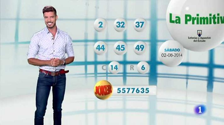 Loterías - Primitiva - 02/08/14