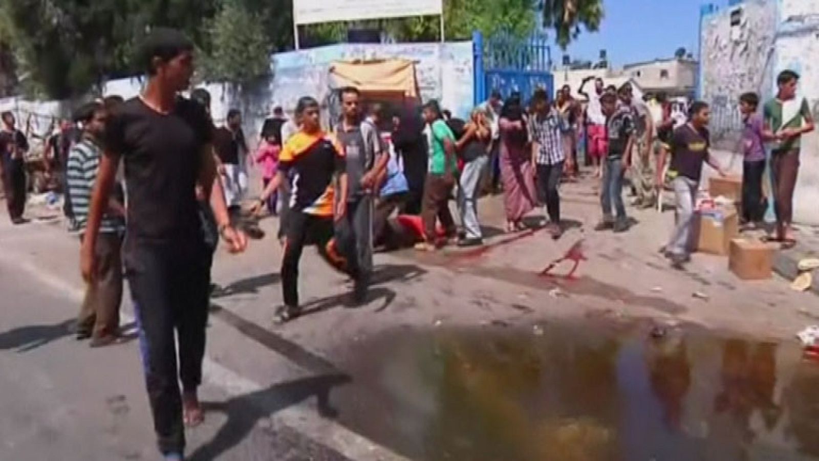 Condena internacional por el bombardeo de otra escuela de la ONU en Gaza