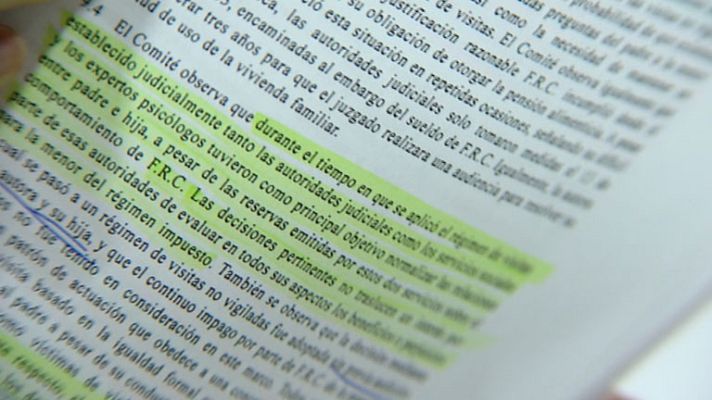 Telediario 1 - Negligencia en un caso de violencia de género
