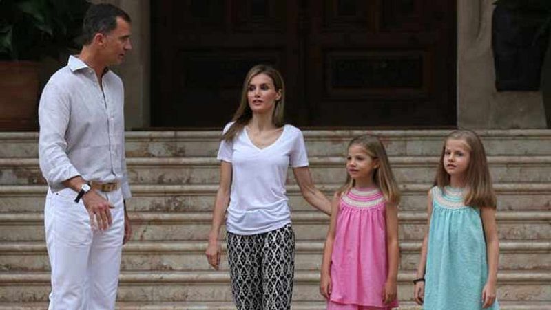 Posado oficial de los Reyes en Palma