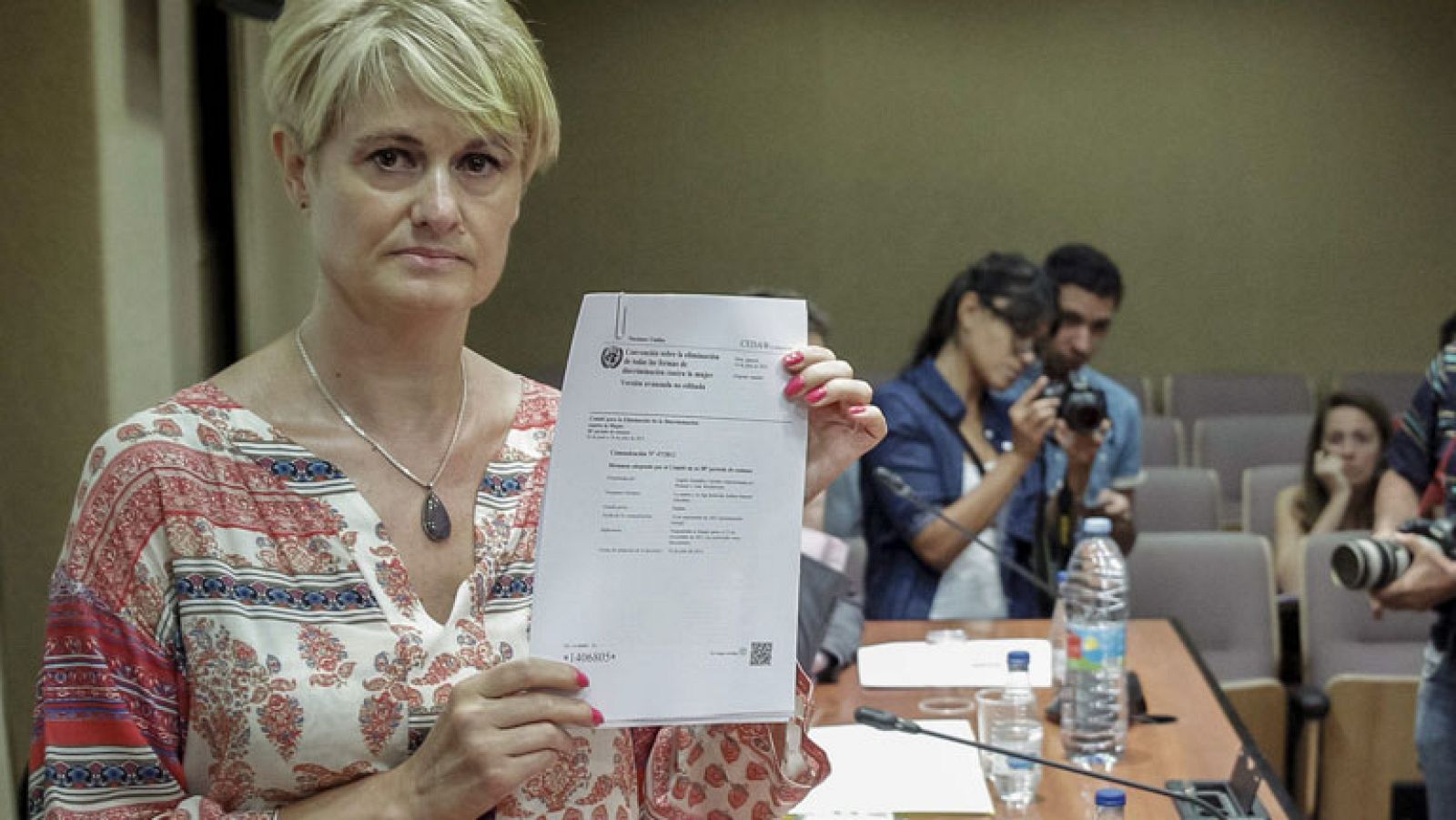 Ángela González satisfecha con la condena a España de la ONU