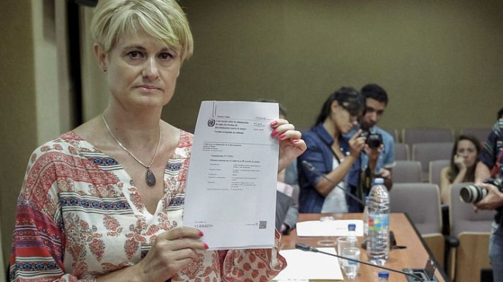 Telediario 1 - Ángela González satisfecha con la condena a España de la ONU