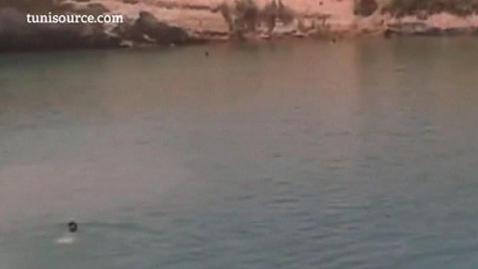 Un lago en medio del desierto de Túnez