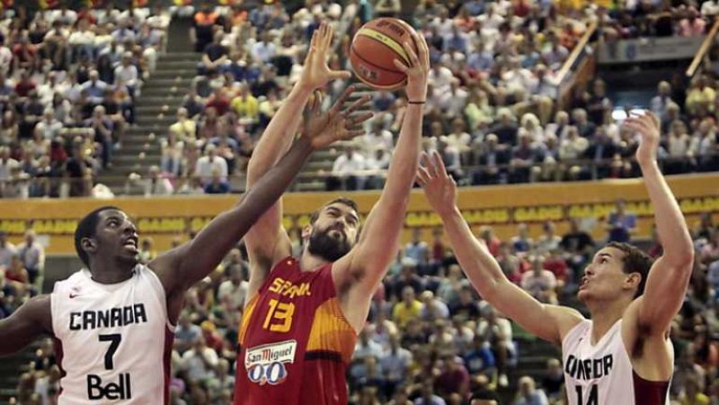 Baloncesto - Preparación Campeonato del Mundo. España-Canadá - Baloncesto en RTVE | Ver